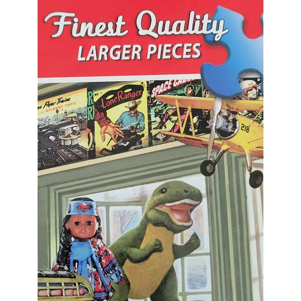 2015 White Mountain The Toy Store 1000 Piece Toys Cardboard Jigsaw Puzzle #1152